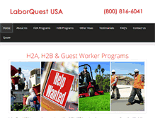 Tablet Screenshot of laborquest.com